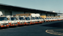 Color of the trucks when the company started